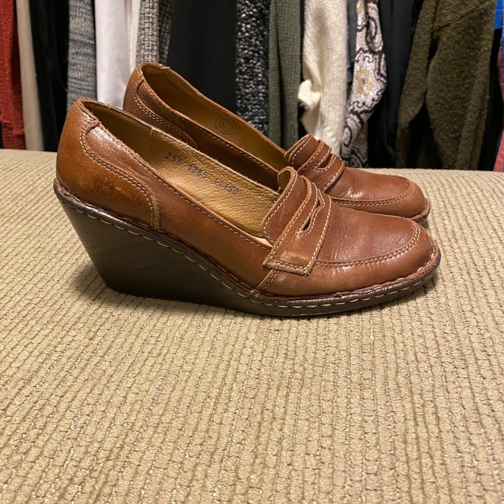 Lobo Solo wedge loafers